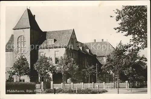 Middelharnis Rijks HBS Kat. Middelharnis