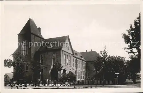 Middelharnis Rijks Hoogere Burgerschool Kat. Middelharnis