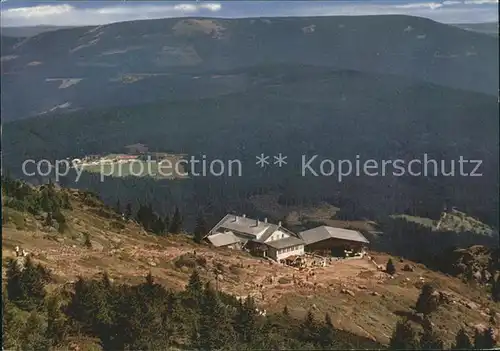 Arberschutzhaus Liftbergstation Zwercheck  Kat. Grosser Arber Bayerisch Eisenstein