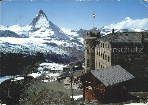 Zermatt VS Kulm Hotel Gornergrat Matterhorn Walliser Alpen Kat. Zermatt