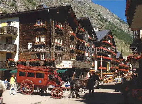 Zermatt VS Dorfstrasse Kat. Zermatt