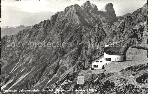 Hafelekarspitze Bergstation Nordketten Seilschwebebahn Innsbruck Kat. Innsbruck