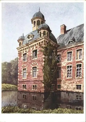 Westfalen Region Wasserburg Schloss Velen Kuenstlerkarte C. Determeyer Kat. Melle