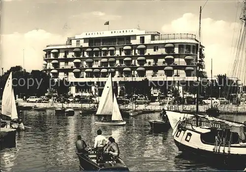 Riccione Darsena und Hotel Savioli