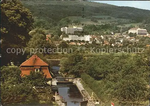 Allendorf Bad Sooden Werra Schleuse Kurklinik Sanatorium Kat. Bad Soden am Taunus