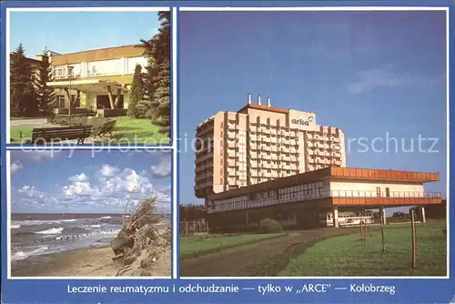 Kolobrzeg Polen Sanatoryjno Arka Mega Sanatorium Duenen Ostseekueste Kat. Kolberg Pommern