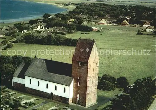 Keitum Sylt Fliegeraufnahme Kirche Kat. Sylt Ost