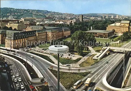 Stuttgart Charlottenplatz Schloss Landtag Oper Kat. Stuttgart