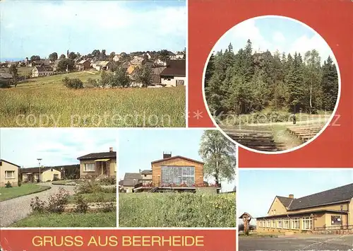 Beerheide Freilichtbuehne Roethelstein Bungalowsiedlung Kulturhaus Kat. Falkenstein Vogtland