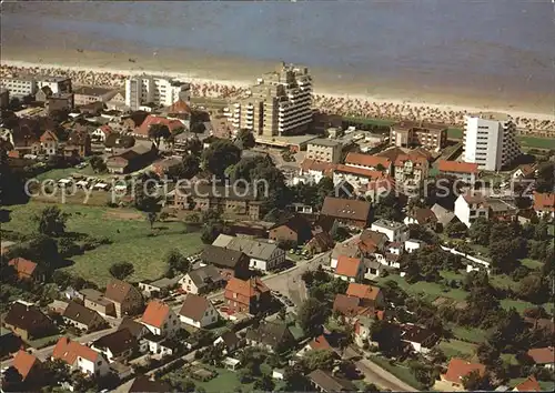 Duhnen Nordsee Fliegeraufnahme / Cuxhaven /Cuxhaven LKR