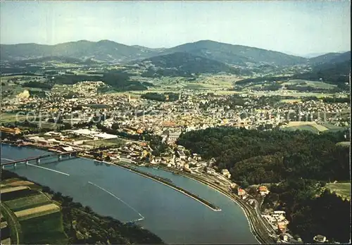 Deggendorf Donau Fliegeraufnahme Kat. Deggendorf