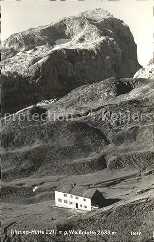 Tilisunahuette mit Weissplatte Kat. Tschagguns Vorarlberg