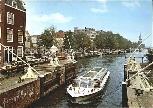 Amsterdam Niederlande St. Anthonie Schleusen Oude Schans Montelbaanturm  Kat. Amsterdam