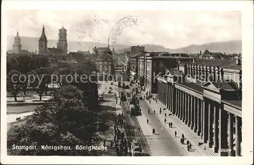 Stuttgart Koenigsbau Koenigstrasse Kat. Stuttgart