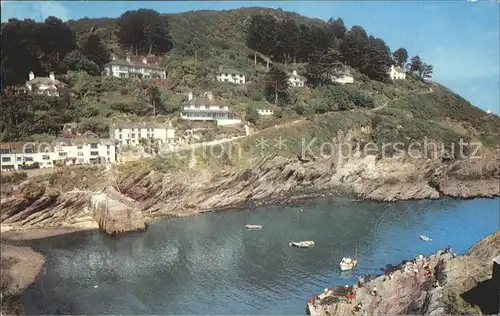 Polperro Cornwall Hafen Bucht Kat. North Cornwall