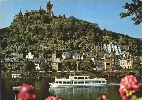 Cochem Mosel Alte Reichsburg Faehre  Kat. Cochem