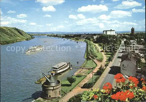 Andernach Rhein Schiff Kat. Andernach