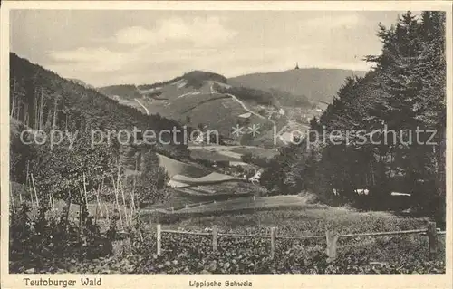 Teutoburgerwald Lippische Schweiz Kat. Detmold