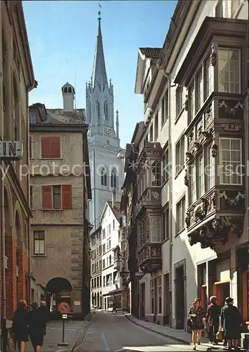 St Gallen Kanton Kugelgasse Sankt Laurenzenkirche Kat. St Gallen