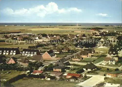 Tinnum Sylt Fliegeraufnahme Kat. Sylt Ost