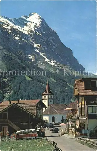 Grindelwald Kirche Eiger Kat. Grindelwald