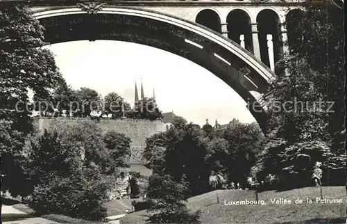 Luxemburg Luxembourg Vallee de la Petrusse Kat. Luxemburg