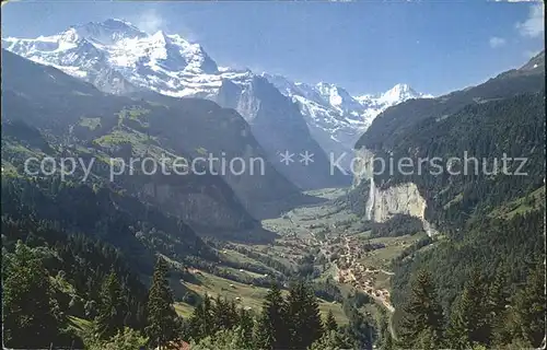 Lauterbrunnen BE Jungfrau Breithorn  Kat. Lauterbrunnen