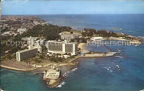 Puerto Rico USA Historic Fort Geronimo in front of the Caribe Hilton Hotel Kat. United States