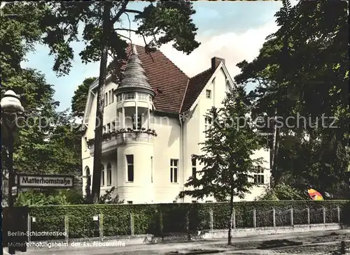 Schlachtensee Muettererholungsheim Evangelische Frauenhilfe   Kat. Berlin