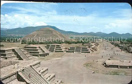 San Juan Teotihuacan Plaza de la Luna Kat. Mexiko