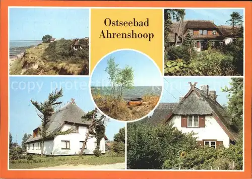 Ahrenshoop Ostseebad Hohes Ufer Rohrdachhaus Betriebsferienheim Am Bodden Haus am Grenzweg Kat. Ahrenshoop