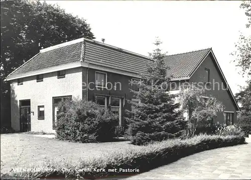 Veenwouden Kerk met Pastorie Kat. Veenwouden