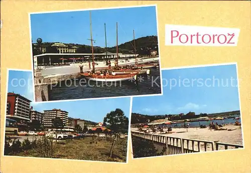 Portoroz Hafen Strand Kat. Slowenien