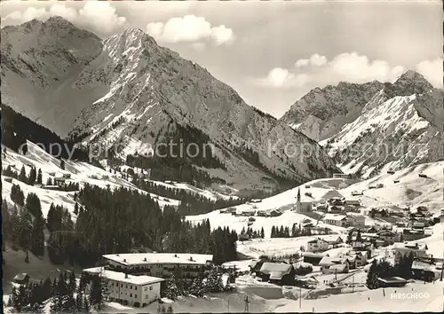 Hirschegg Kleinwalsertal Vorarlberg Mit Elfer  und Zwoelferkopf Kat. Mittelberg