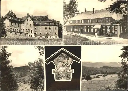 Stutenhaus Adlersberg Ferienheim und Berggaststaette Kat. Schmiedefeld Rennsteig