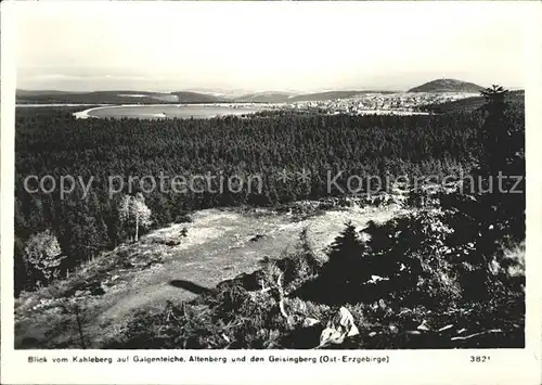 Altenberg Erzgebirge Geisingberg Galgenteiche Kat. Geising