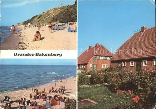 Dranske Bakenberg Strand Gebaeude 