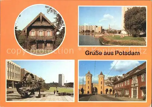 Potsdam Russische Kolonie Alexandrowka Neubauten Neustaedter Havelbucht  Kat. Potsdam