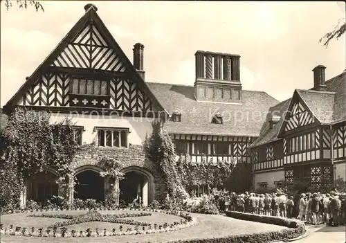 Potsdam Cecilienhof Historische Gedenkstaette des Potsdamer Abkommens Kat. Potsdam