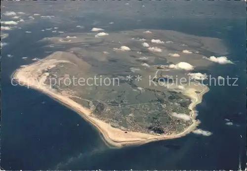 Borkum Nordseebad Insel Fliegeraufnahme aus 4800 m Hoehe Kat. Borkum