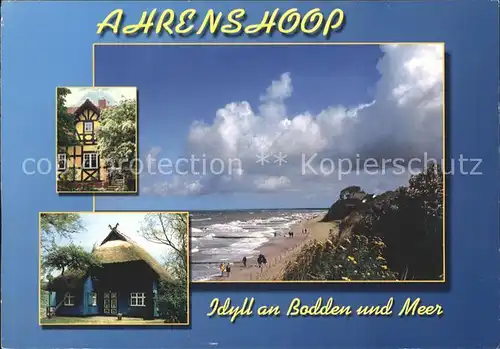 Ahrenshoop Ostseebad Idyll an Bodden und Meer Rohrdachhaus Kat. Ahrenshoop