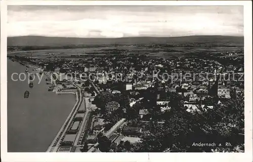 Andernach Rhein Fliegeraufnahme Kat. Andernach