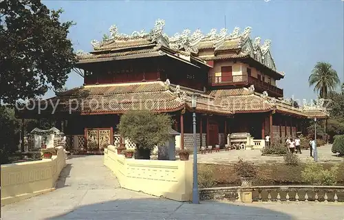 Thailand Thron Hall in Royal Summer Palace Kat. Thailand