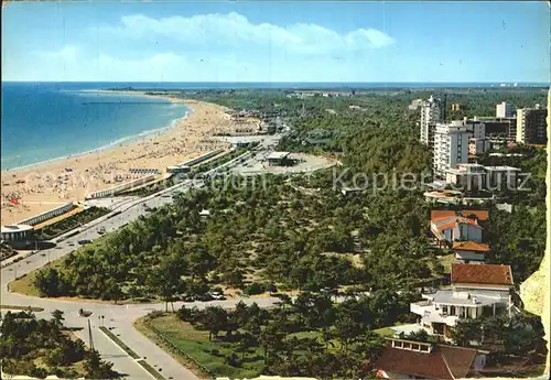 Lignano Pineta Panorama mit Strand Kat. Lignano