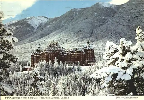 Alberta  Banff Springs Hotel Banff Spring National Park Kat. Kanada