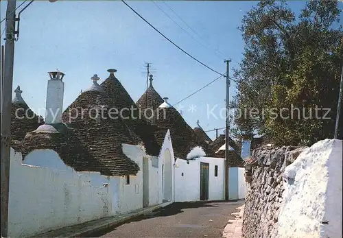 Alberobello Apulien Zona Monumentale Trulli Rundhaeuser Kat. Bari