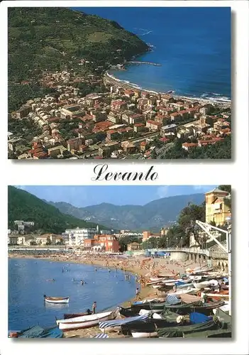 Levanto La Spezia Fliegeraufnahme Strand Kat. La Spezia