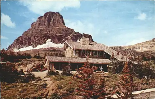 Glacier National Park US Mt Clements at the summit of Logan Pass / Glacier National Park /