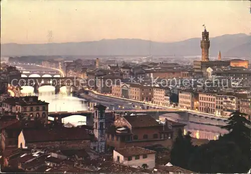 Firenze Toscana Panorama notturno Kat. Firenze