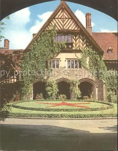 Potsdam Cecilienhof Historische Gedenkstaette des Potsdamer Abkommens Kat. Potsdam